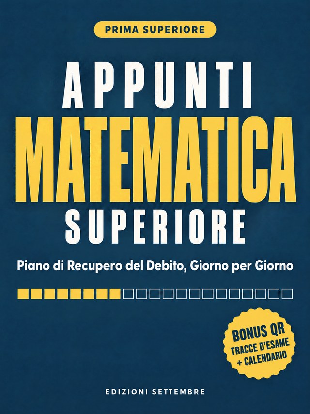 Copertina di Appunti Matematica Superiore